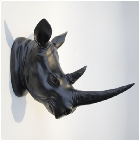 Escultura Rinoceronte Negro o Blanco