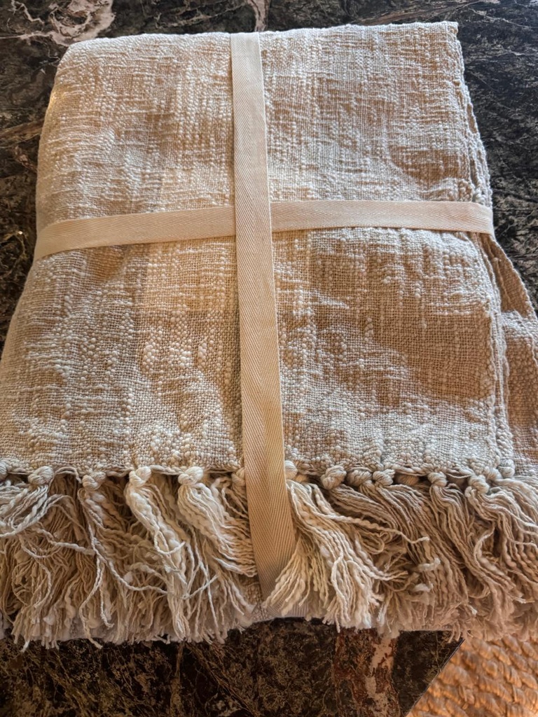 Manta Striped Beige 1,40 x 1,78