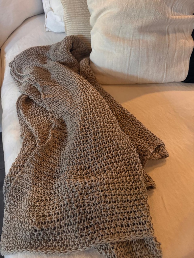 Manta Double Moss Stitth Sand 1,40 x 1,78