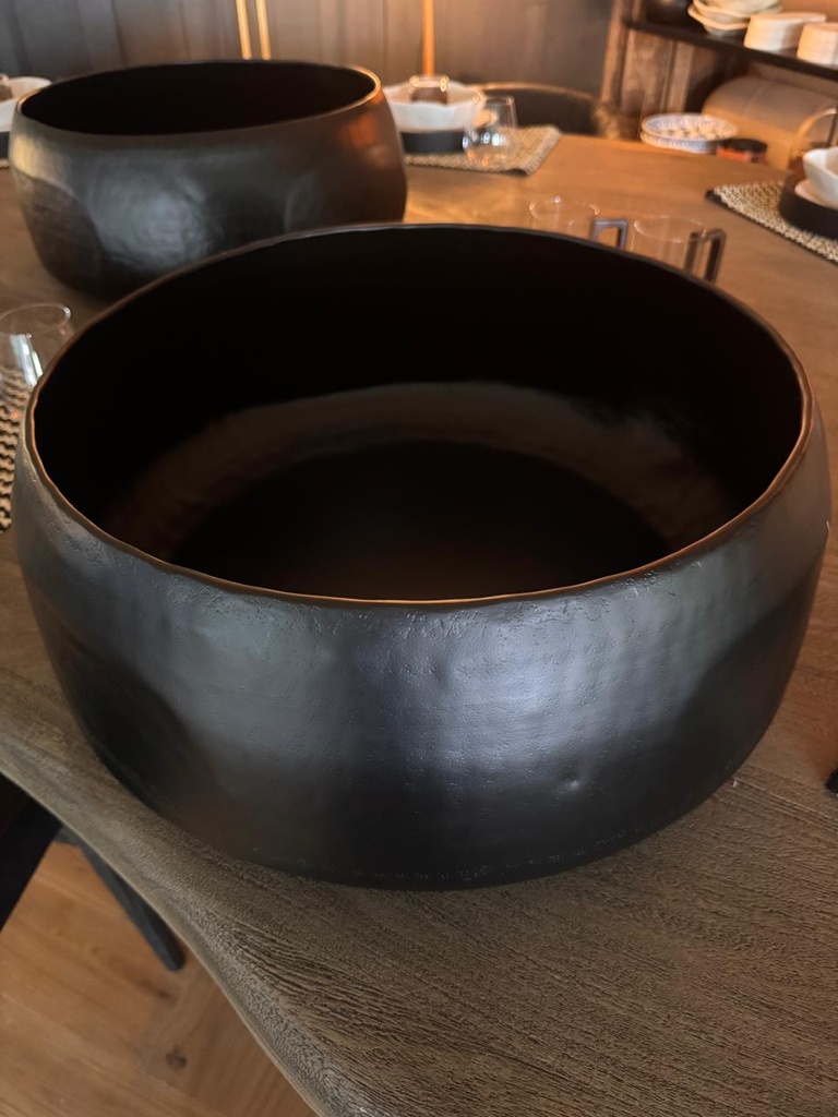 Centro de Mesa Bhima Negro 48 x 19