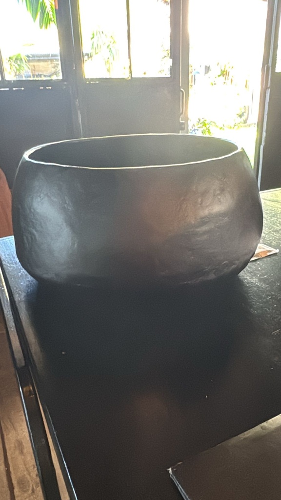 Centro de Mesa Bhima Negro 28,5 x 13,5