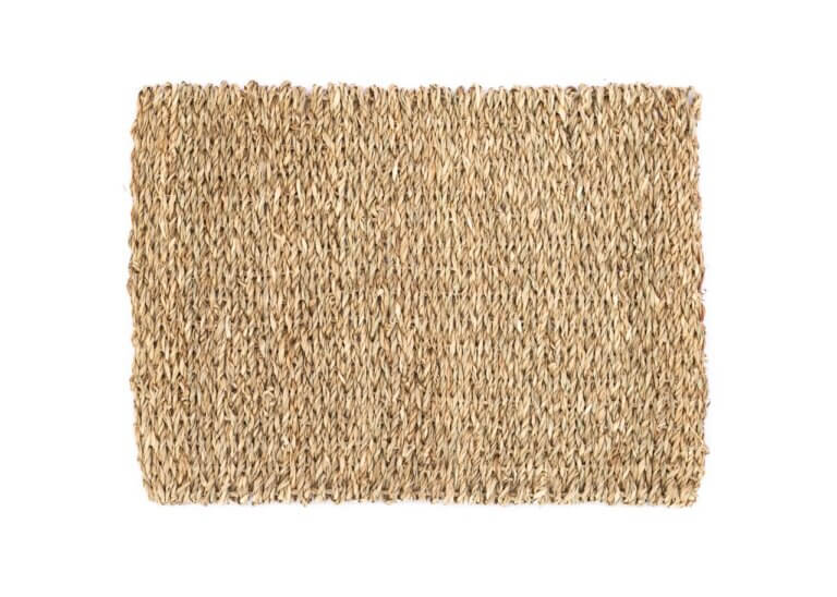 Set x 6 Individual Ratan Trenzado Rectangular