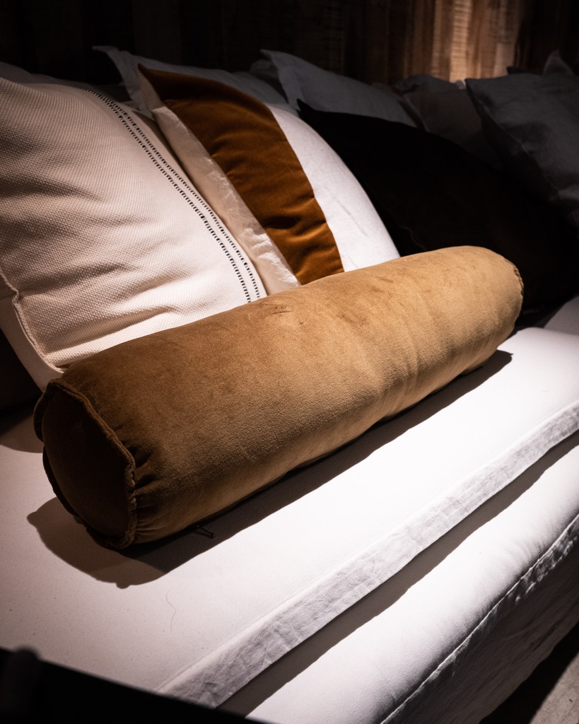 Almohadón Caramelo de Terciopelo