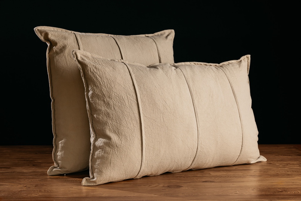 Almohadón Lienzo Pliegues 60x60