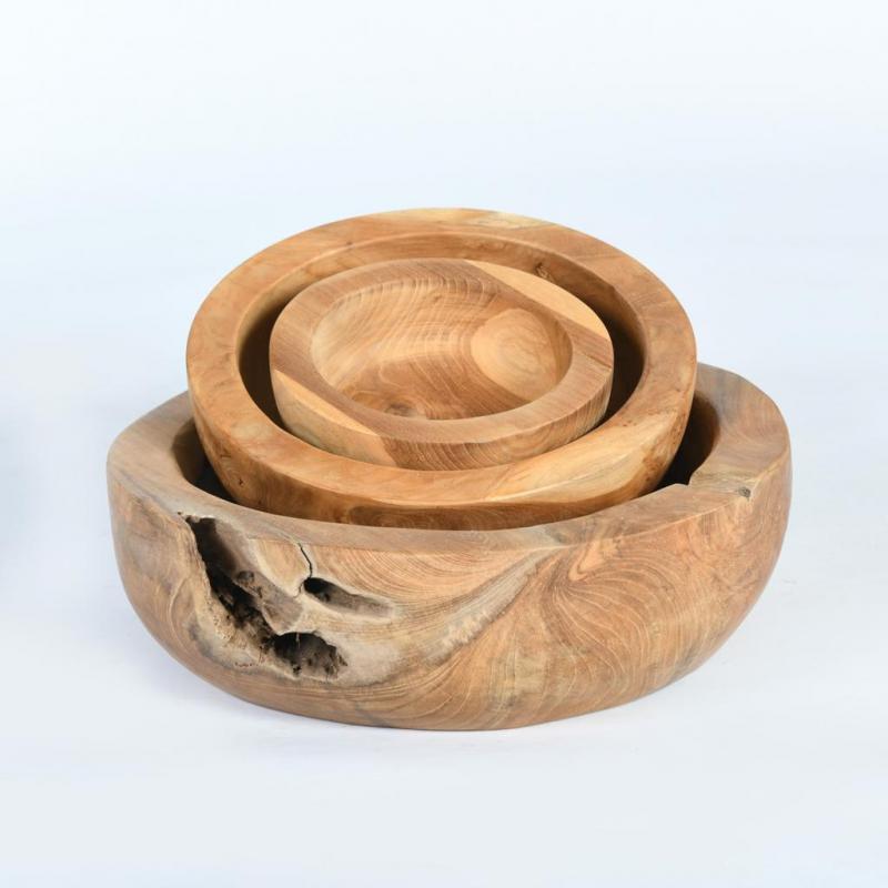 Bowl Teca Basin Set x 3