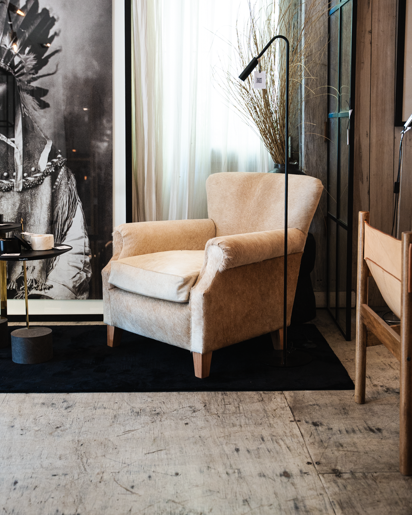 Sillon madrid (Cuero c/ pelo)