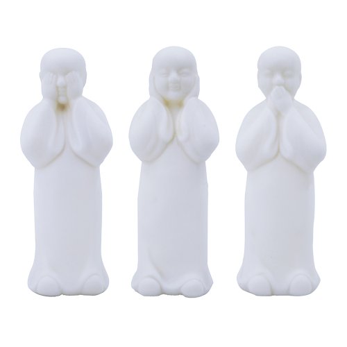 Monjes blancos set x3