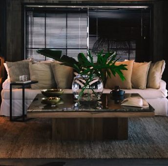 Mesa Baja 153x153 Base Petiribi Tapa Verde Bosque