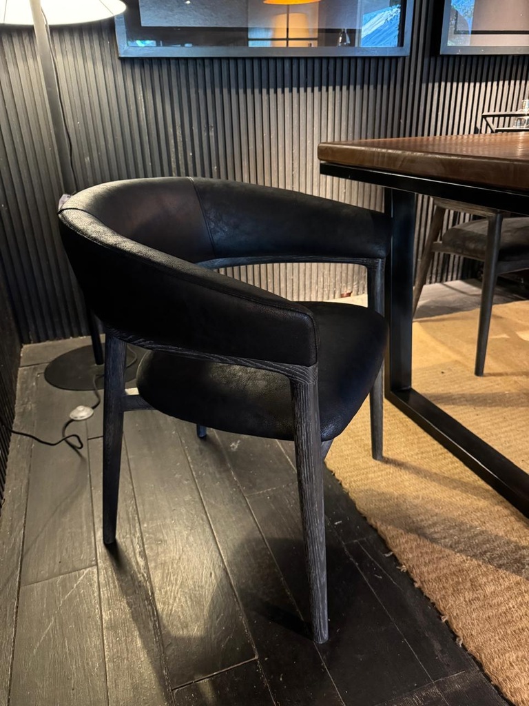 Silla Luxor Cuero / Madera