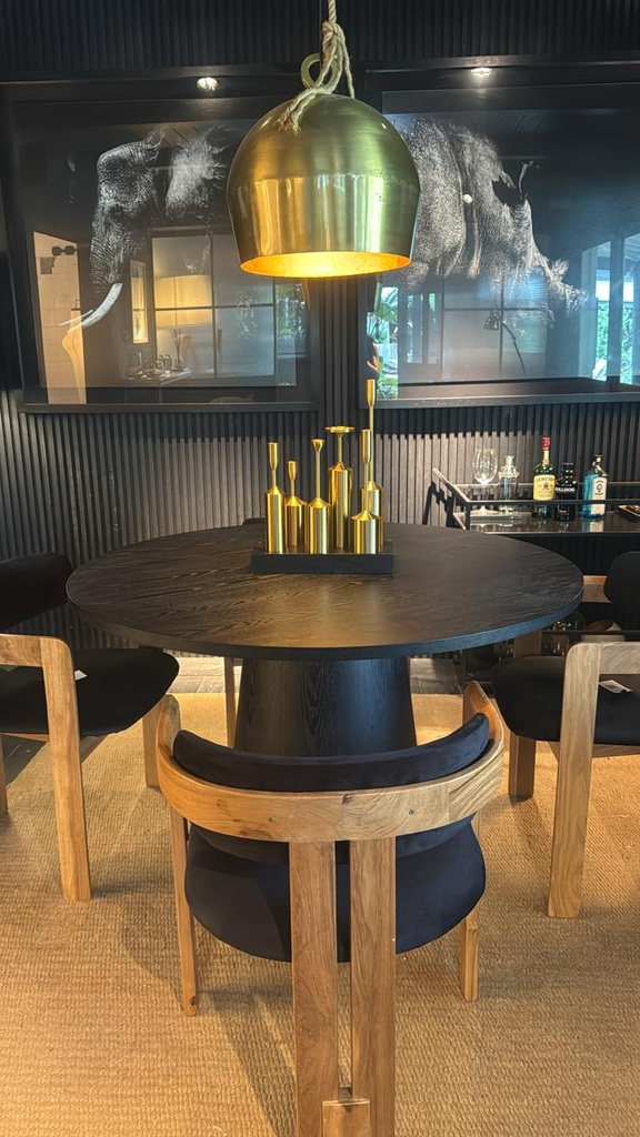 Mesa Lauri Madera Negra 1,20 cm