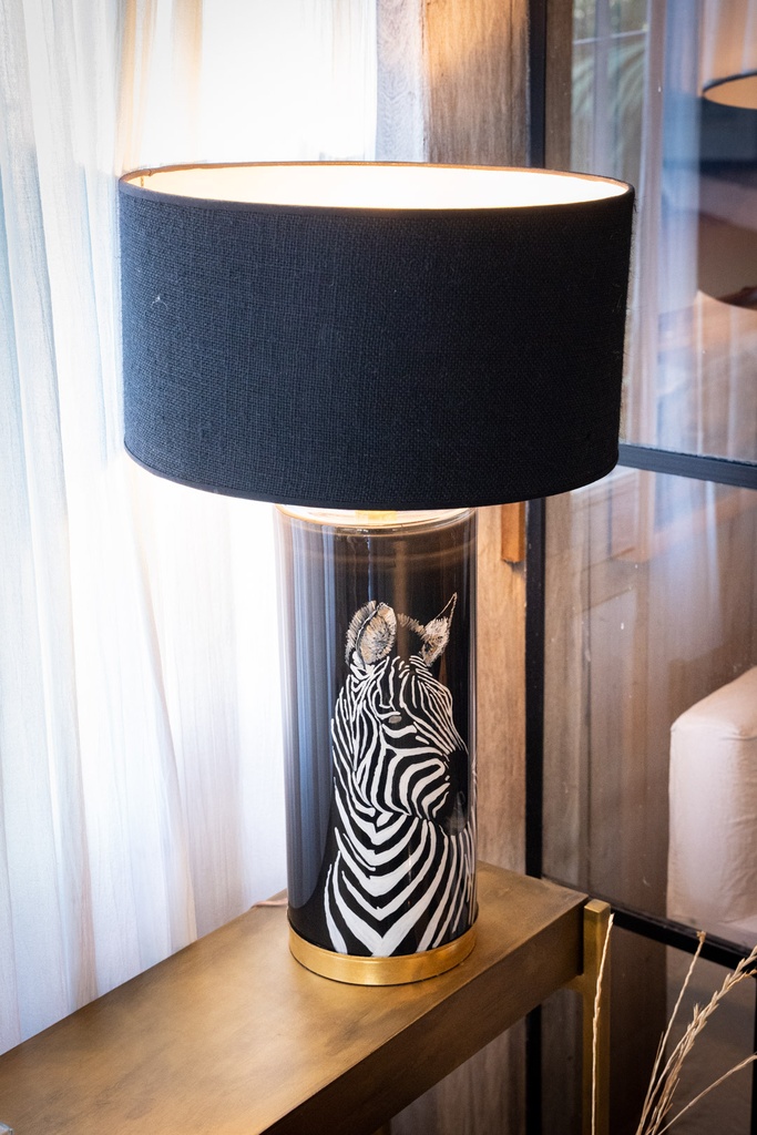 Lampara velador Zebra
