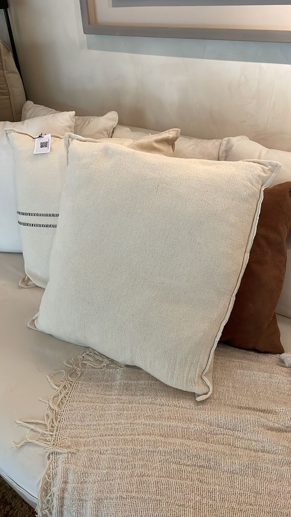 Almohadón Cuadrado Rafia