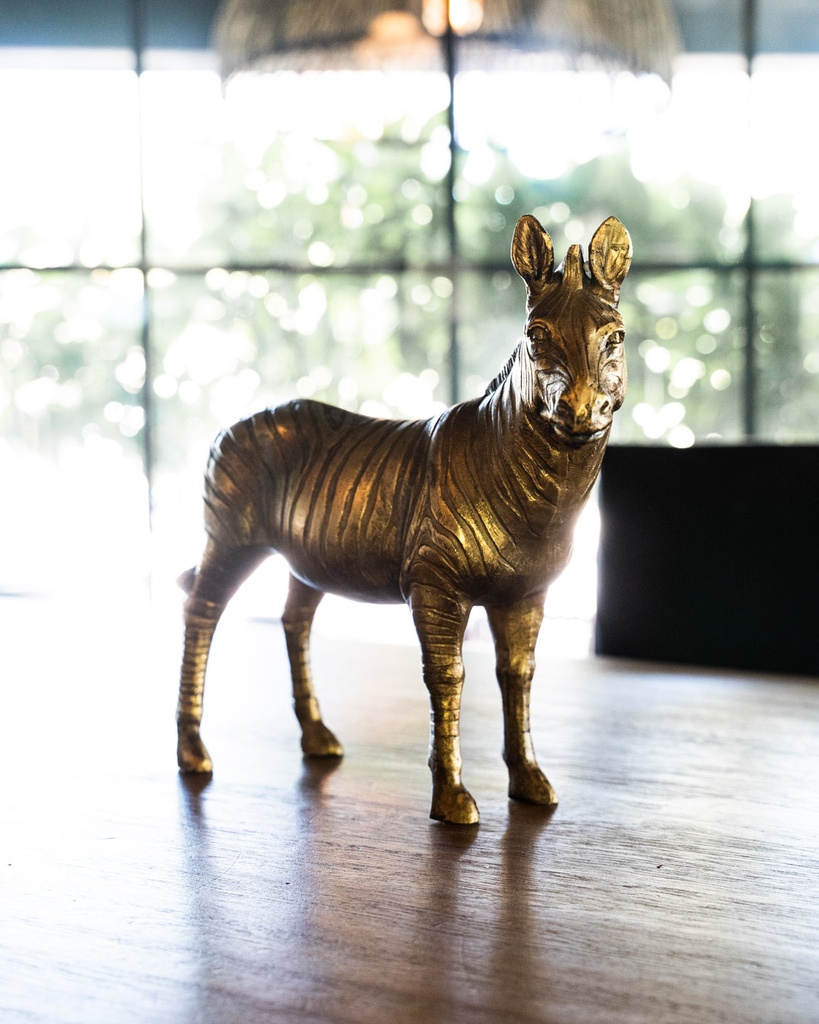 Figura Cebra Dorada