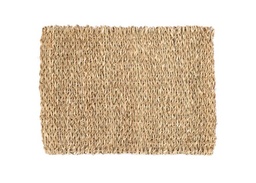Set x 6 Individual Ratan Trenzado Rectangular