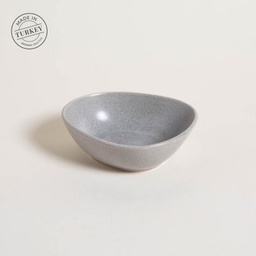 Bowl Irregular Grey 16x13 cm