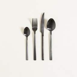 Set x 16 Cubiertos CHELSEA NEGRO
