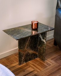 Mesa Auxiliar T - cuadrada - Verde Bosque (30x52x41,5h)