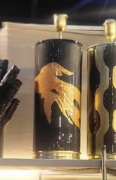 Lampara velador Asuan Alta Pez