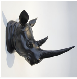 Escultura Rinoceronte Negro o Blanco