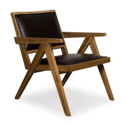 Silla Panther con apoyabrazos Cuero