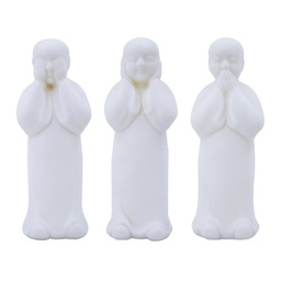 Monjes blancos set x3