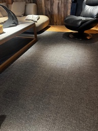 Alfombra Simil Yute Charcoal Grey 3 x 4