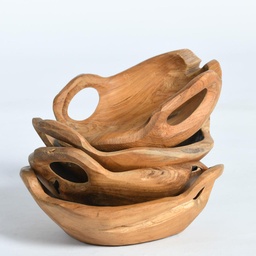 Bowl Teca con agarre Manijas (chico)